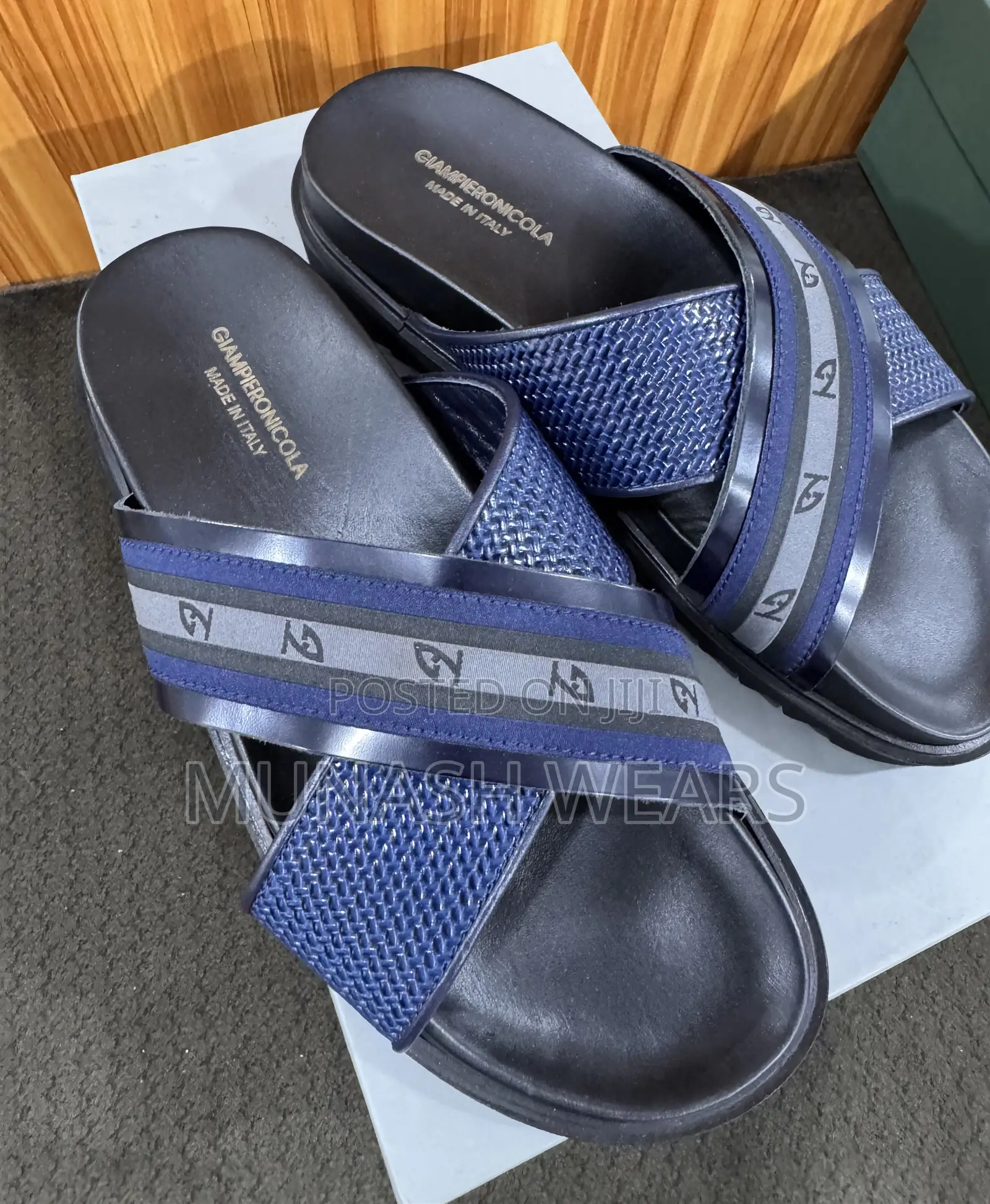 Gianperionicola Leather Italian Slipers