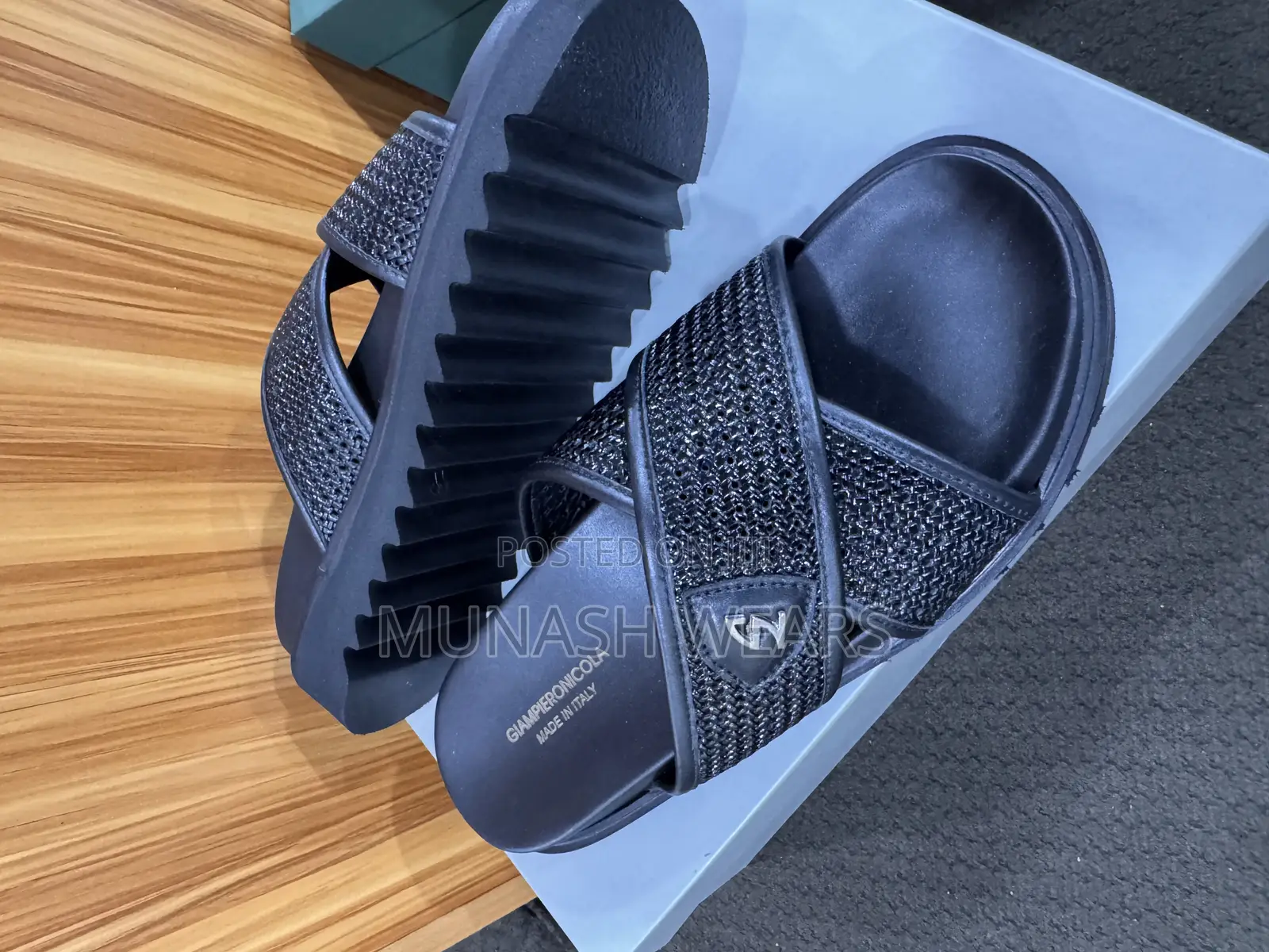 Gianperionicola Leather Italian Slipers