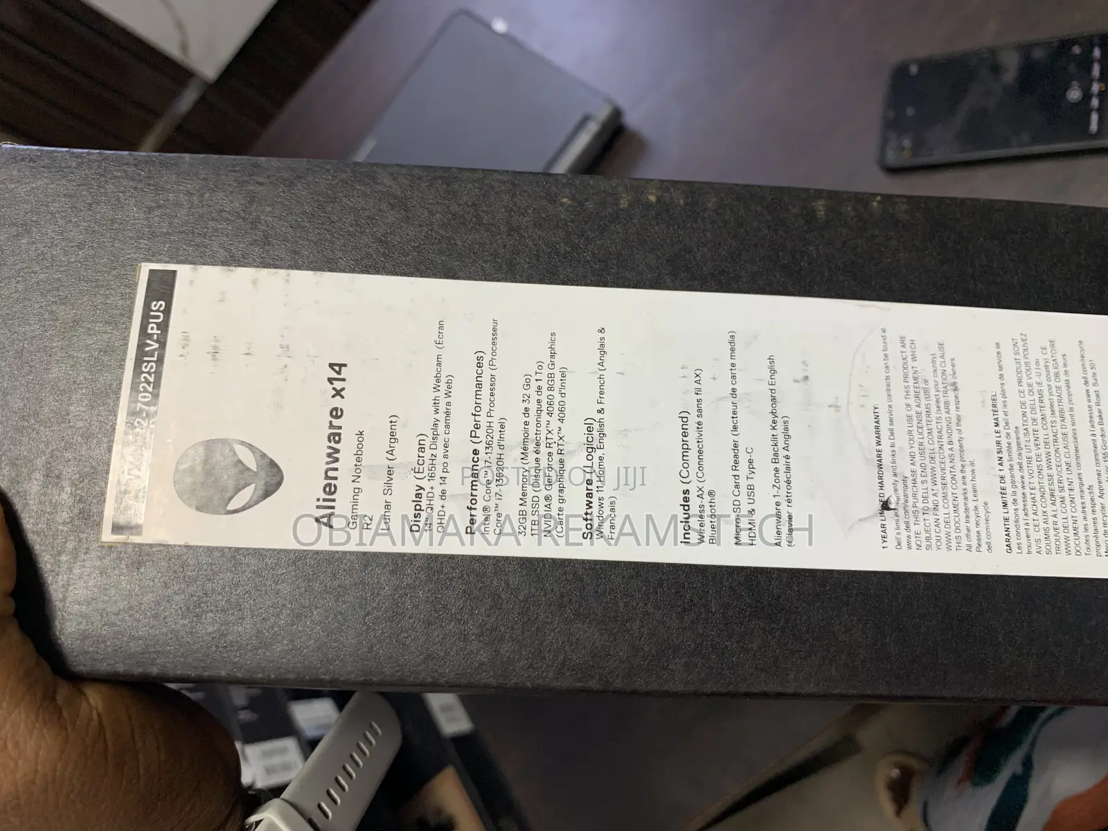 New Laptop Dell Alienware X14 32GB Intel Core I7 SSD 1T