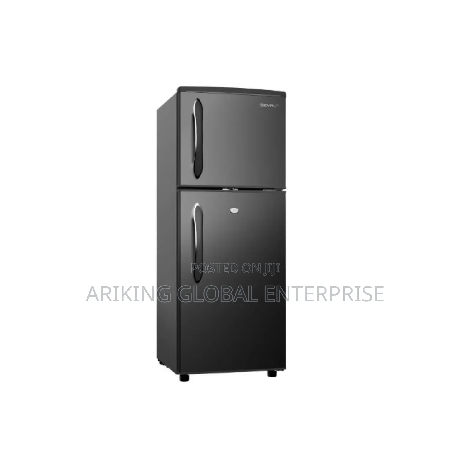 Skyrun 118l Double Door Top Mount Fridge (Bcd-118hc) - Black