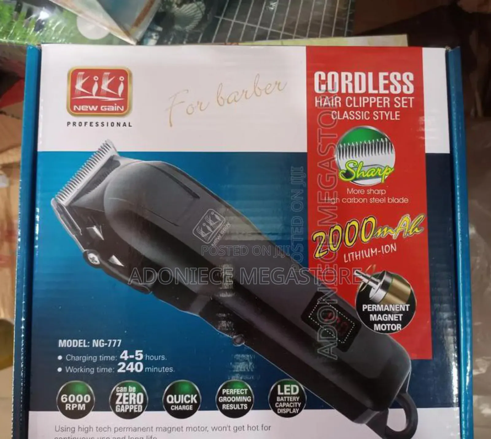Kiki Rechargeable Clippers