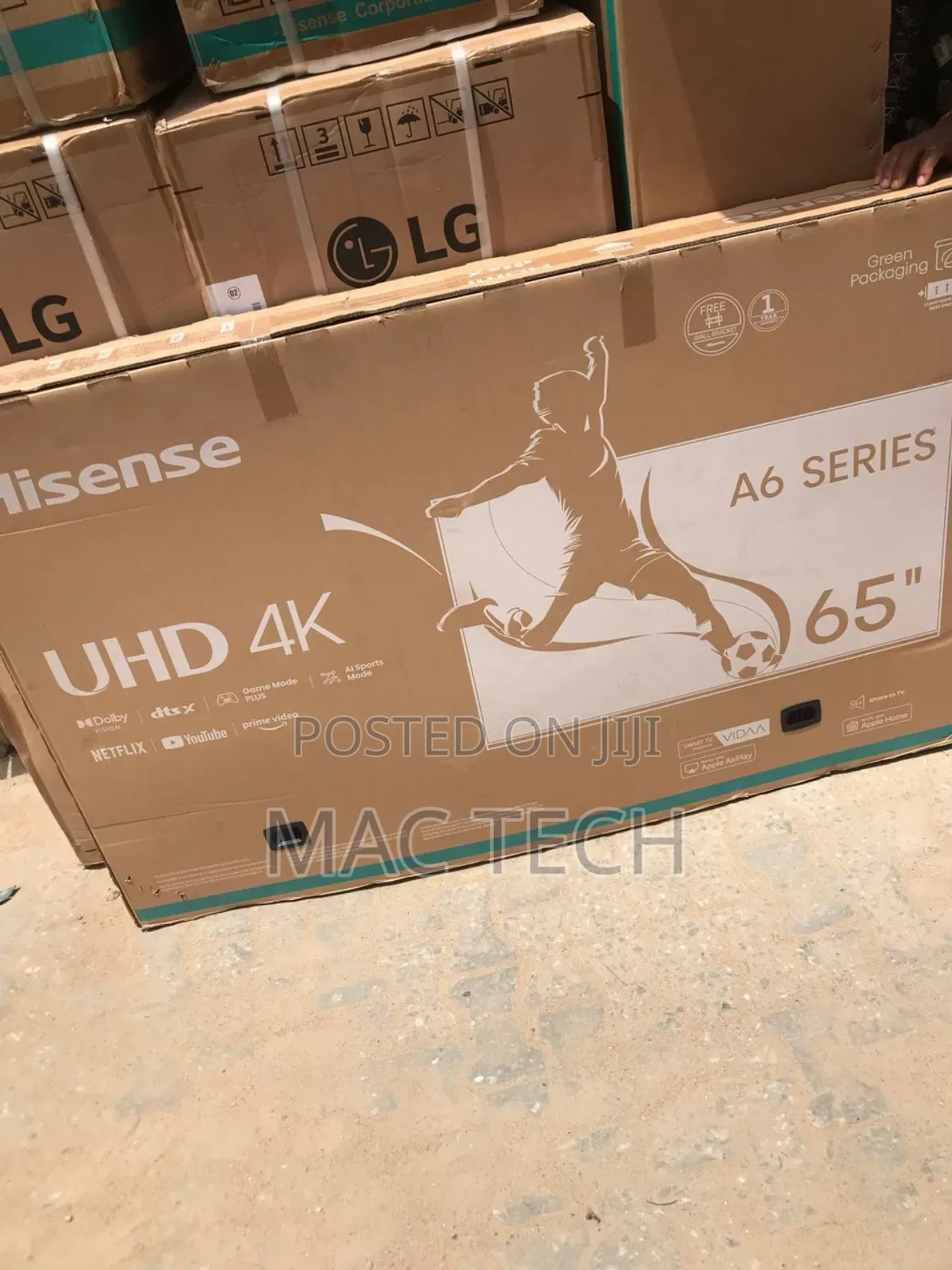 Hisense 65 Inches Smart Tv. Uhd 