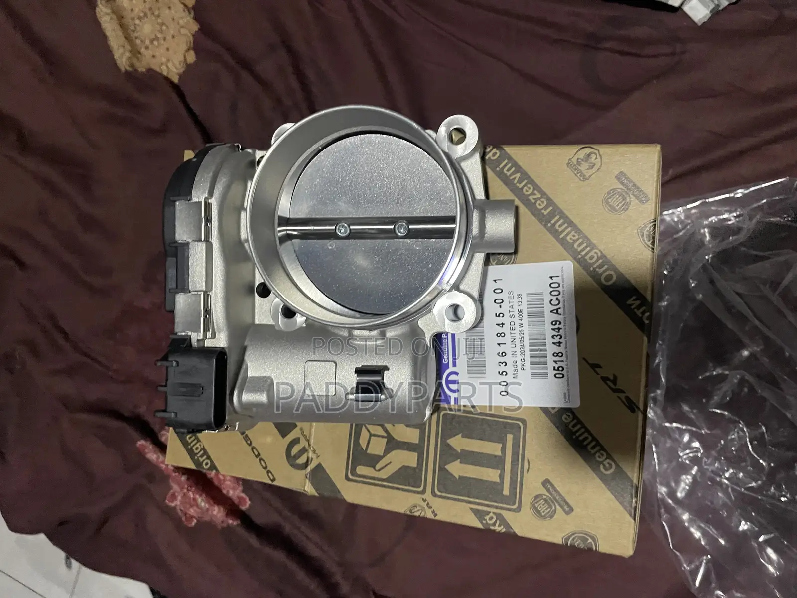 Jeep Grand Cherokee Throttle Body 2011-2024 5184349ab