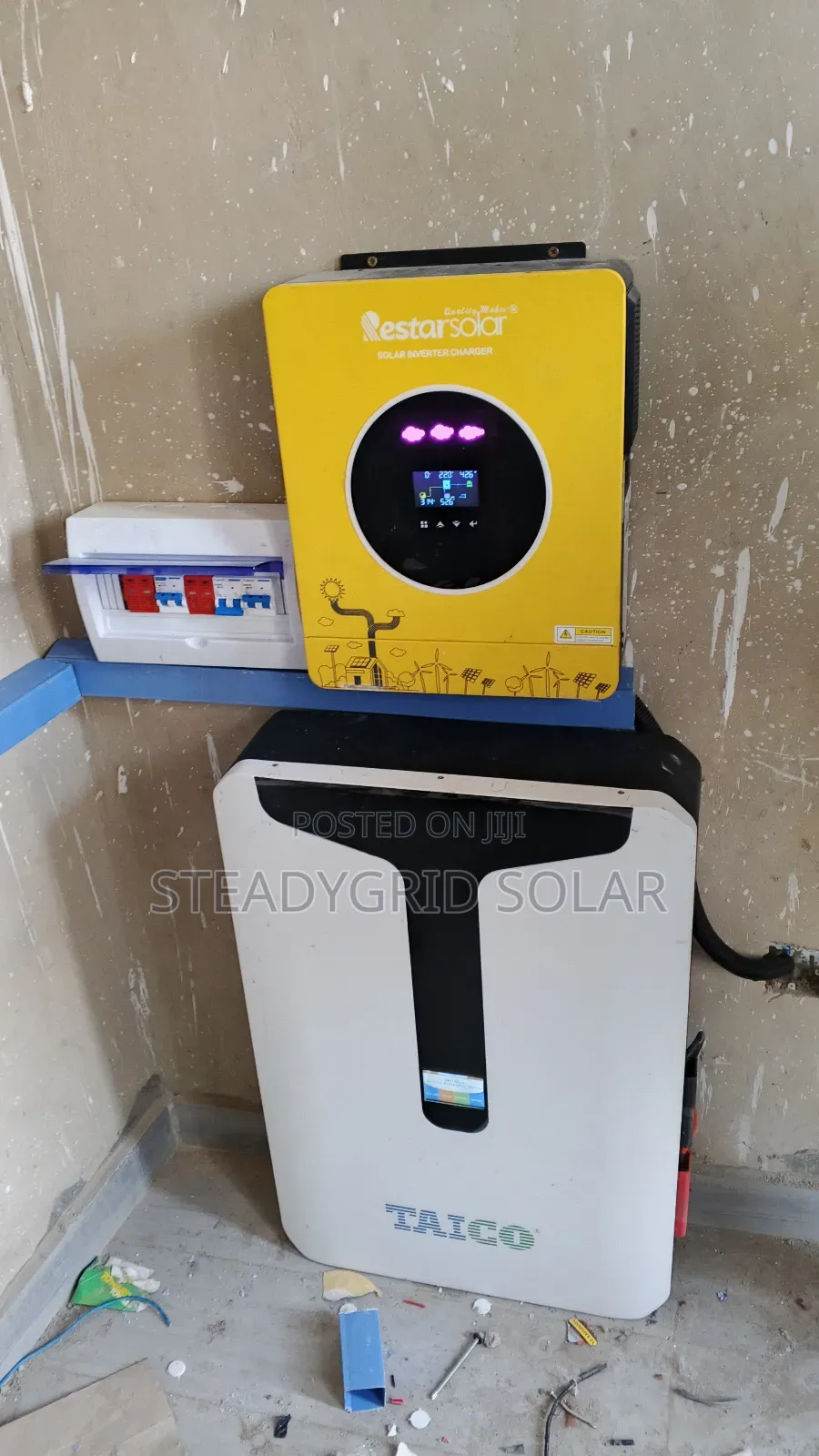 Affordable Solar 6.2kva Inverter With 10.24kwh Lithium Bat