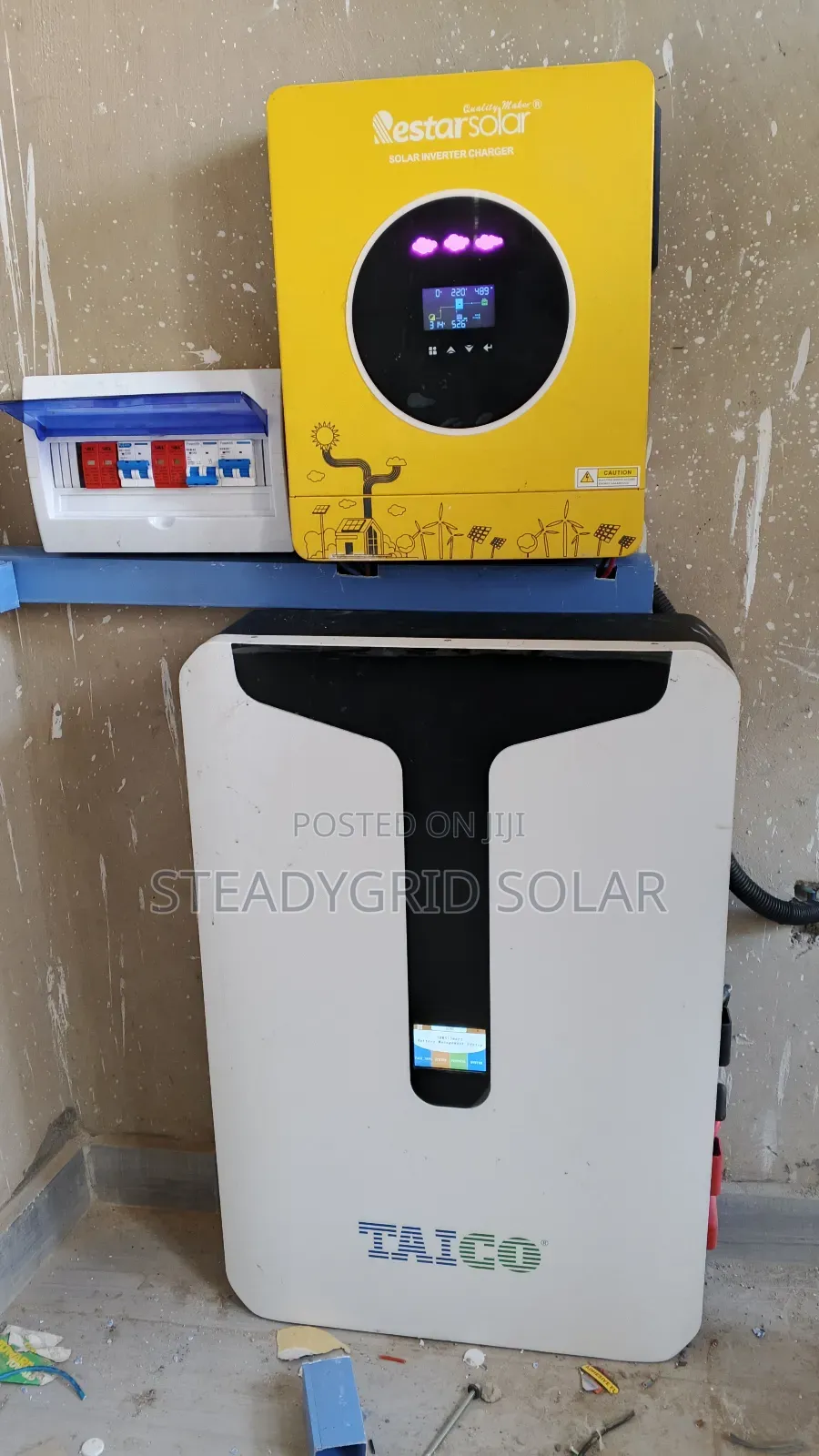 Affordable Solar 6.2kva Inverter With 10.24kwh Lithium Bat