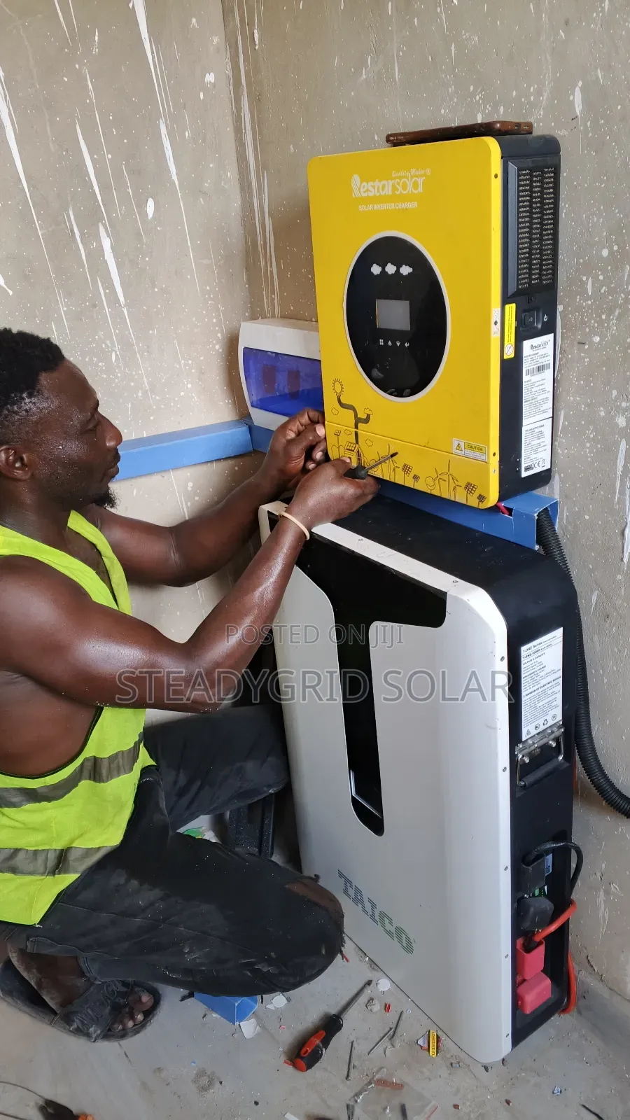 Affordable Solar 6.2kva Inverter With 10.24kwh Lithium Bat