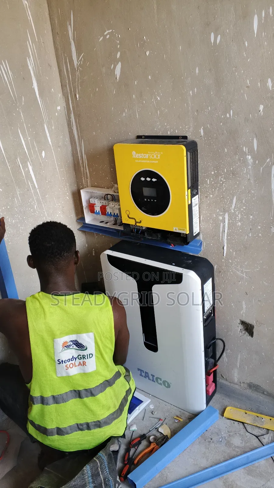 Affordable Solar 6.2kva Inverter With 10.24kwh Lithium Bat
