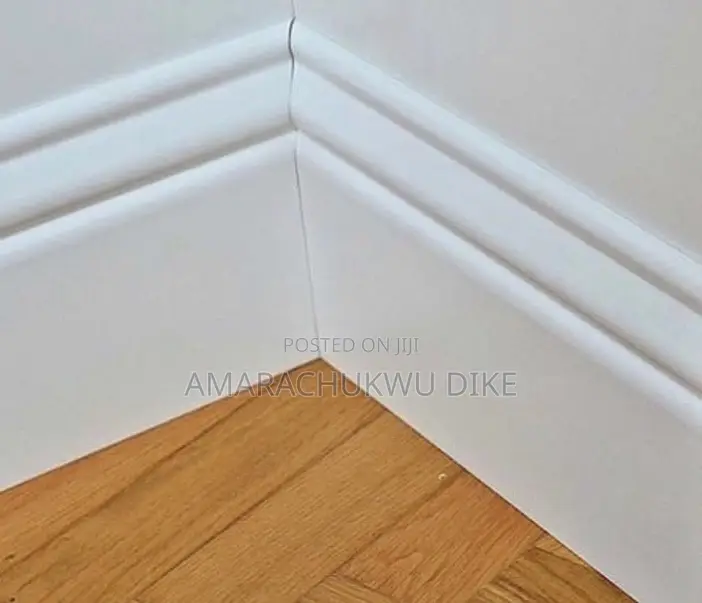 SPC Tiles Floor Profile, Vinyl Rubber Tiles Skirting Belt