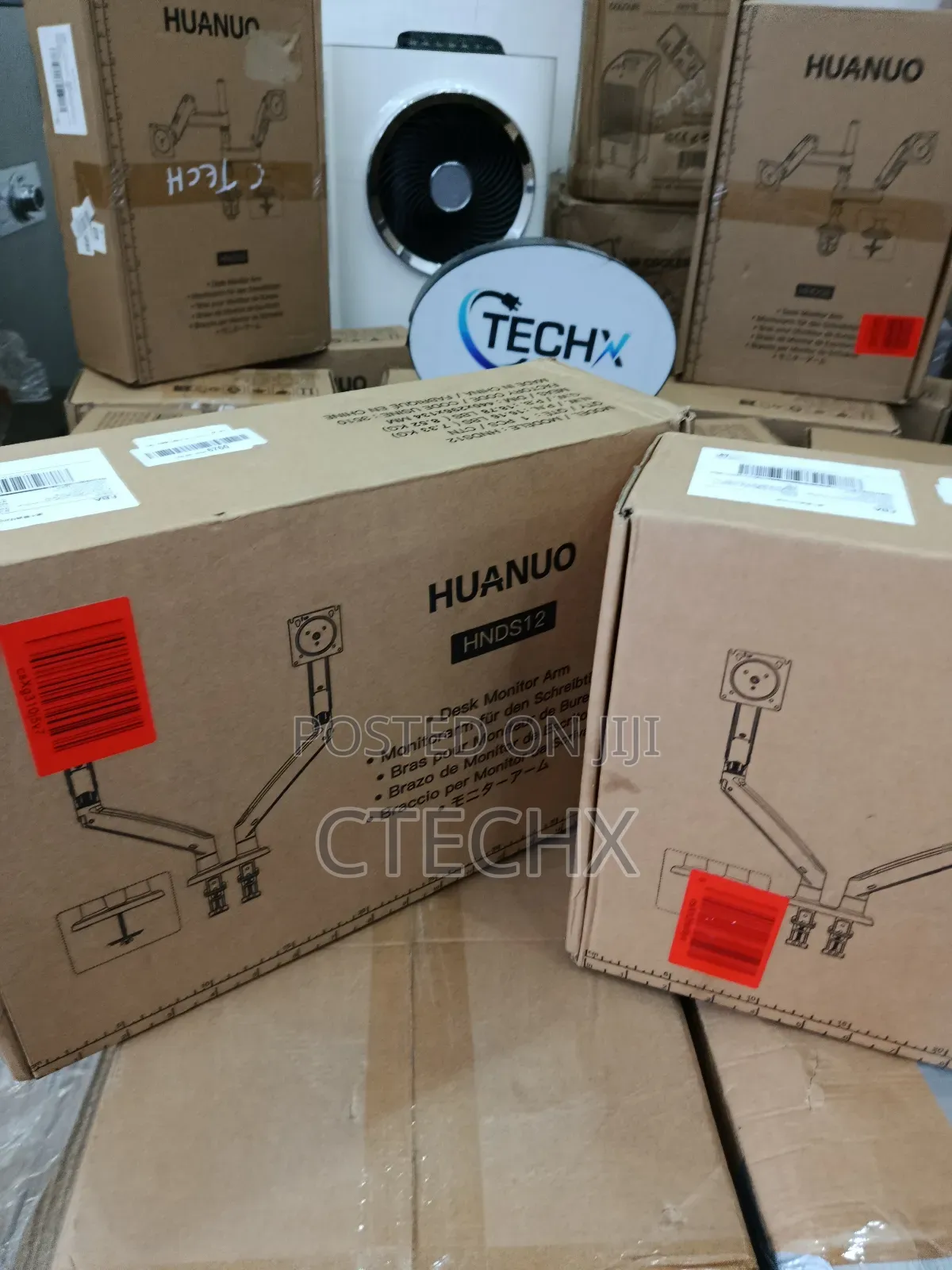 Huanuo Heavy Duty Dual Monitor Arm for 22~40 Inch Monitors