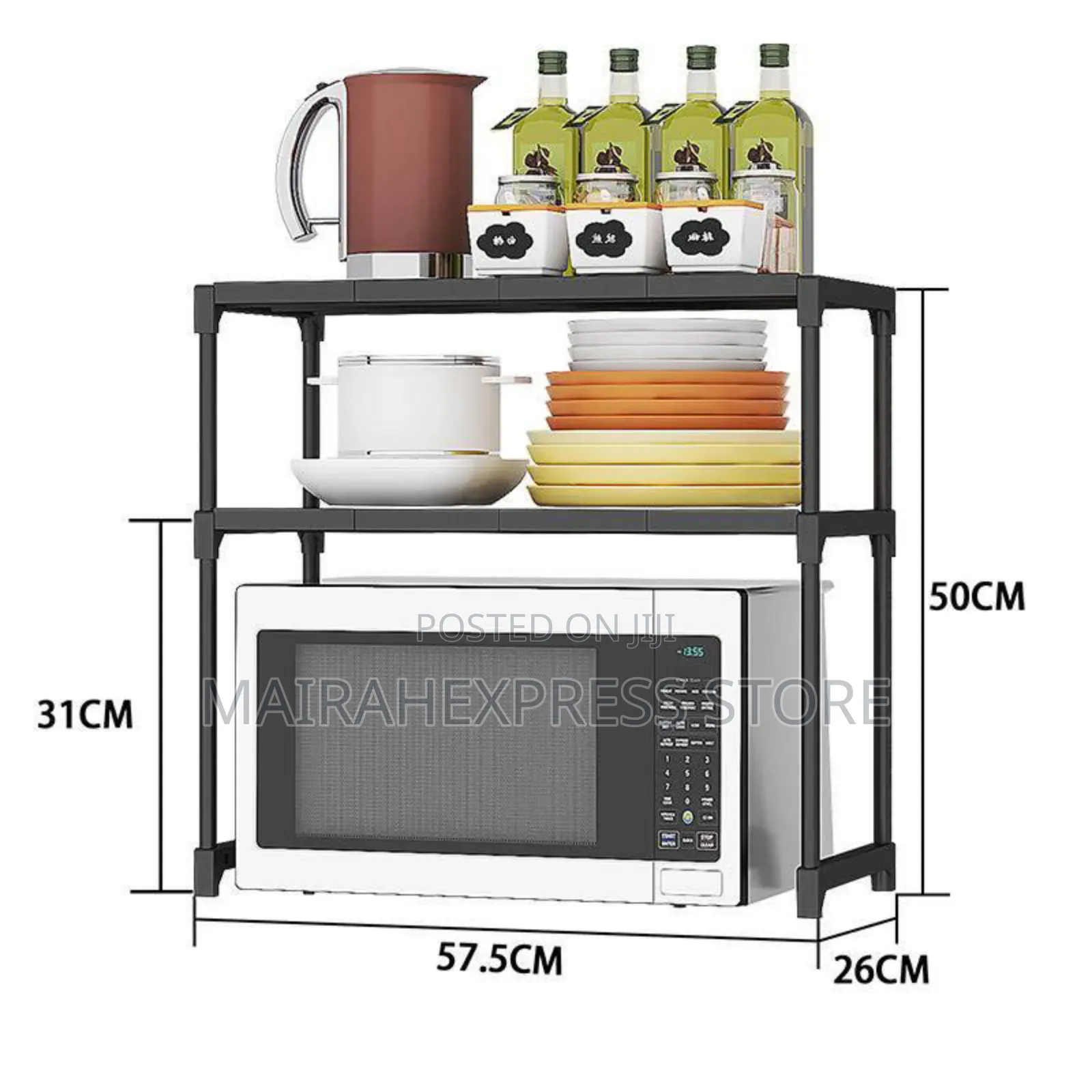 Double Layer Microwave Rack