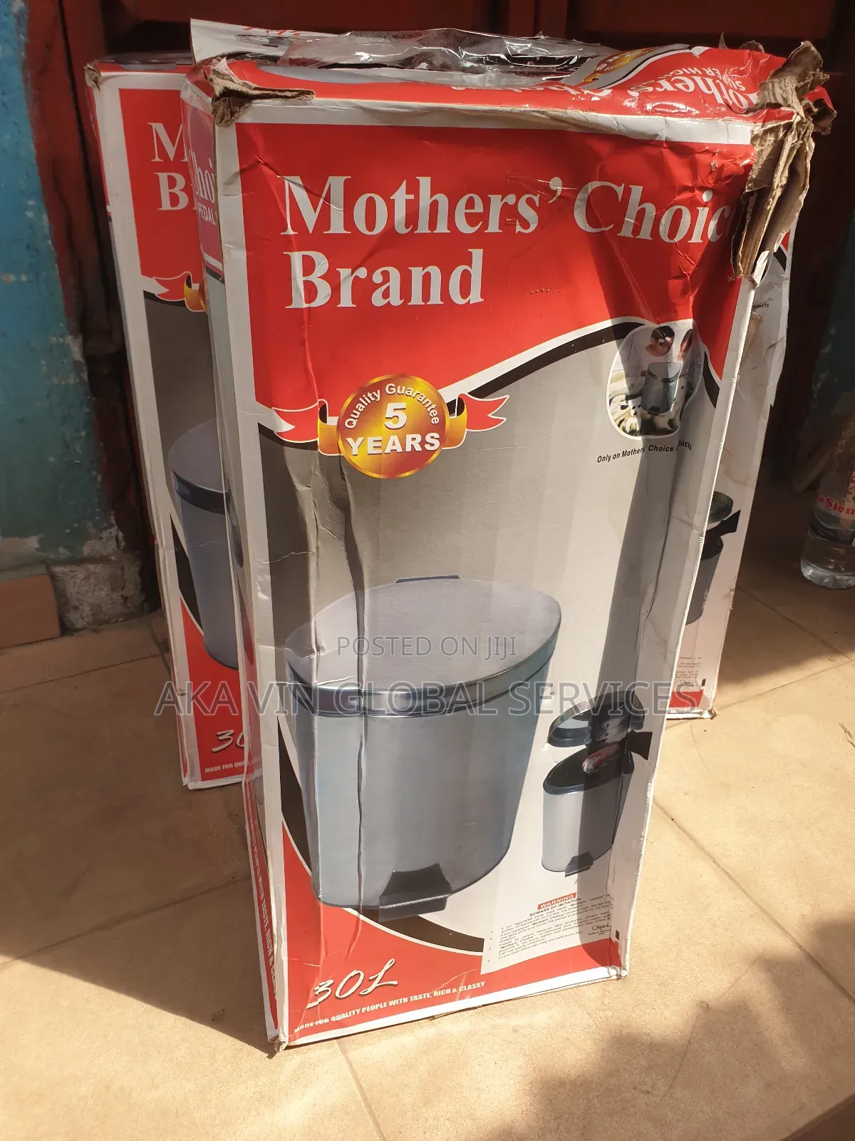 30l Stainless Steel Pedal Waste Bin