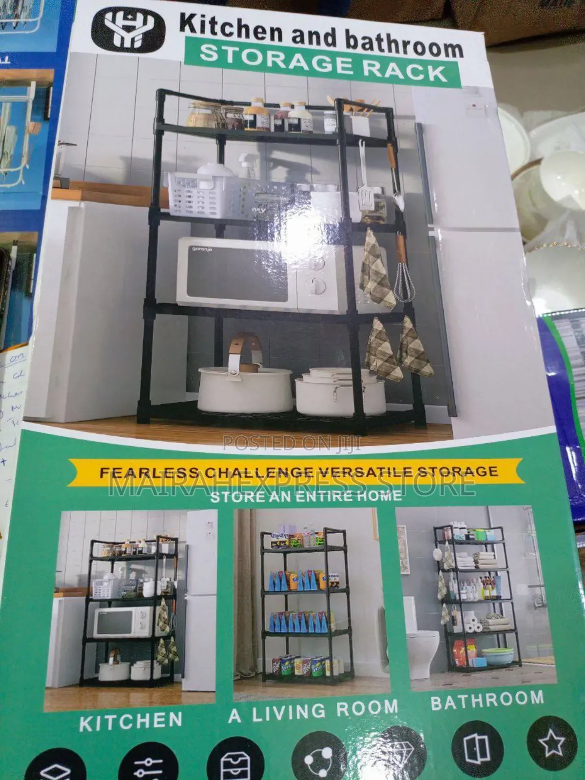 5 Multifunctional Kitchen Living Room and Bathroom Rack