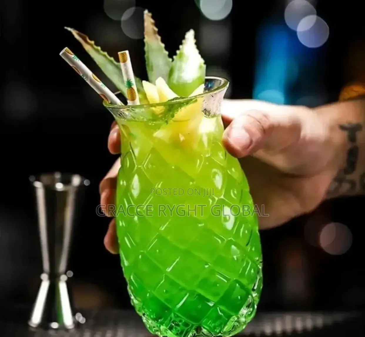 480ml Pineapple Shaped Cocktail Glasses