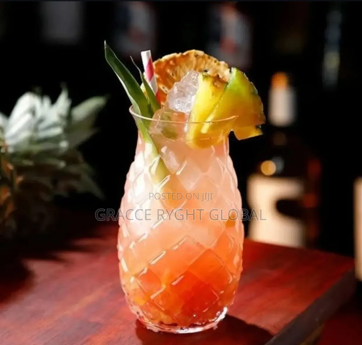 480ml Pineapple Shaped Cocktail Glasses