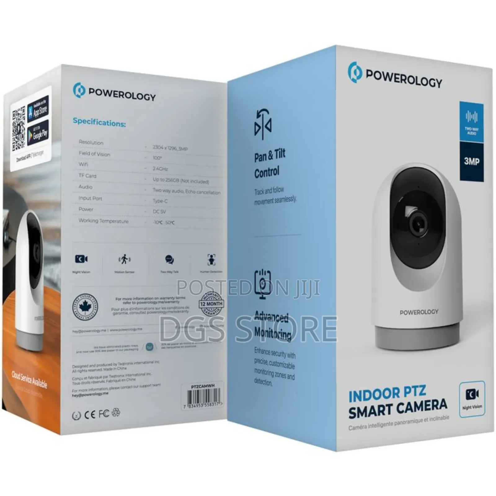 Powerology Indoor Ptz Smart Camera