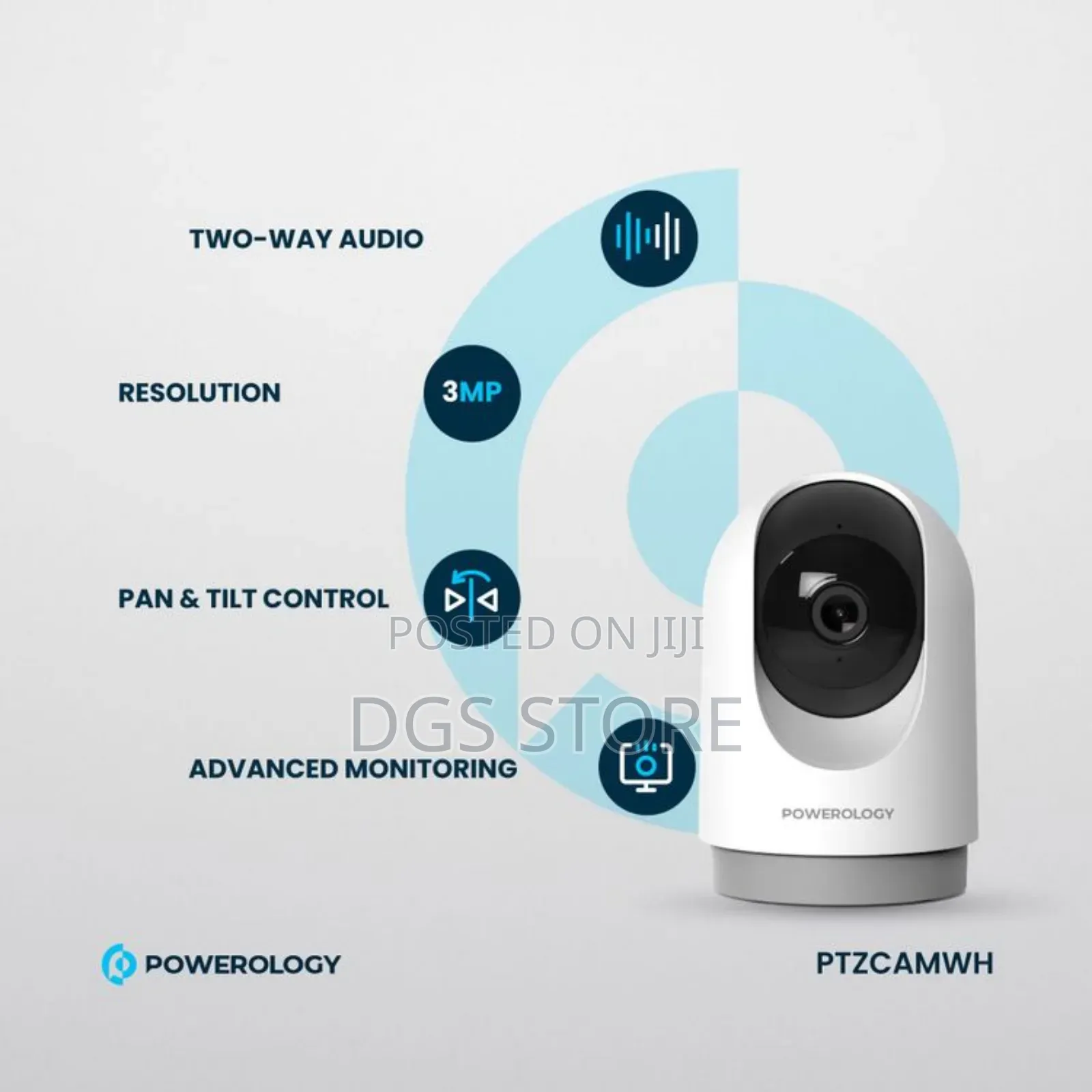 Powerology Indoor Ptz Smart Camera
