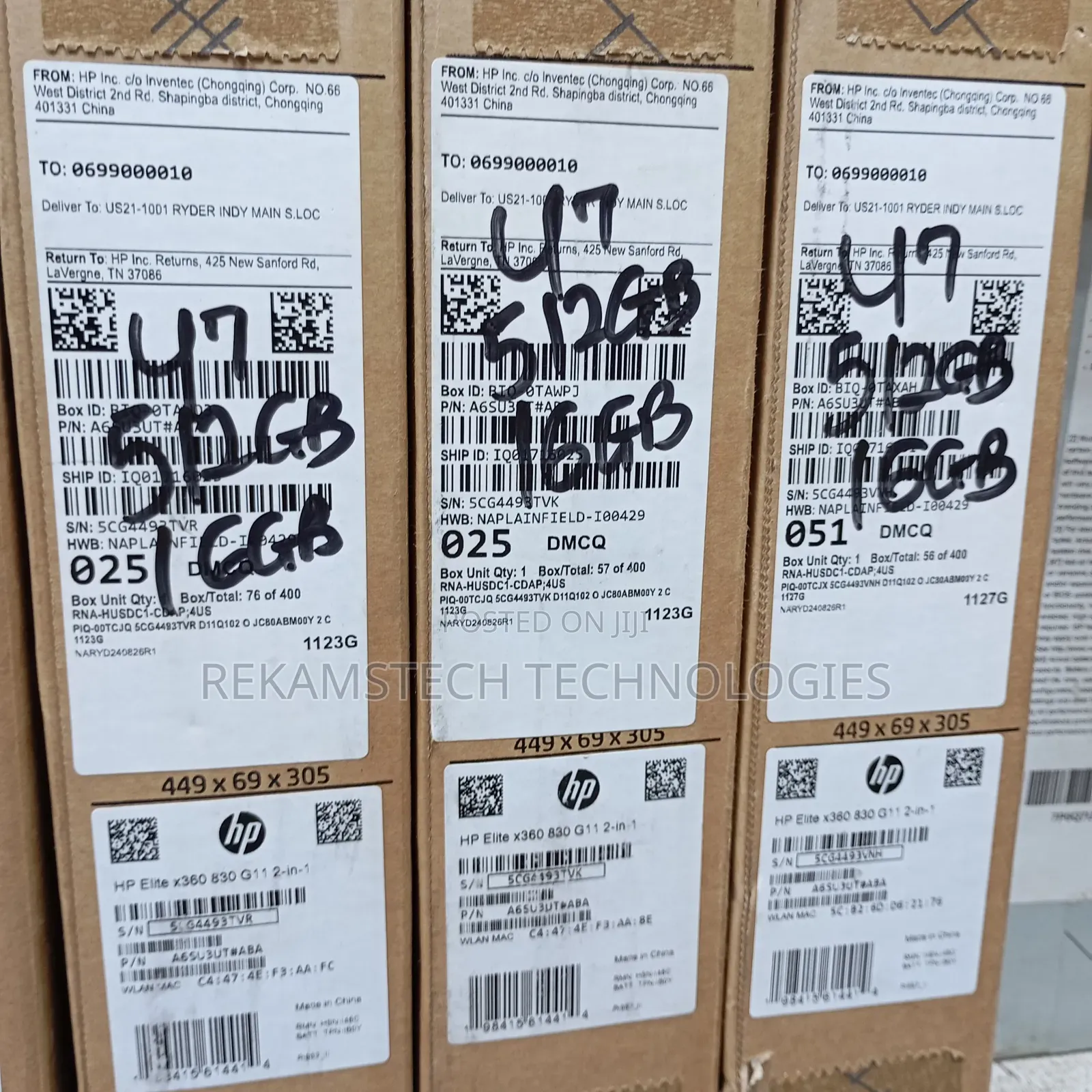 New Laptop HP EliteBook 830 16GB Intel Core Ultra 7 SSD 512GB