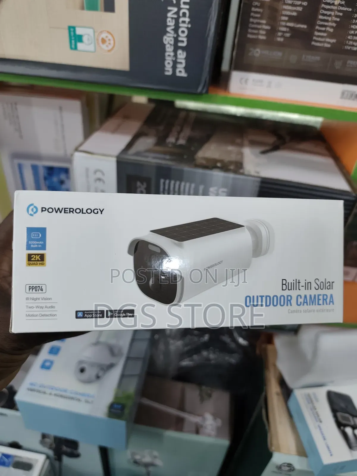 Powerology Pp074 Outdoor Camera Built In Solar