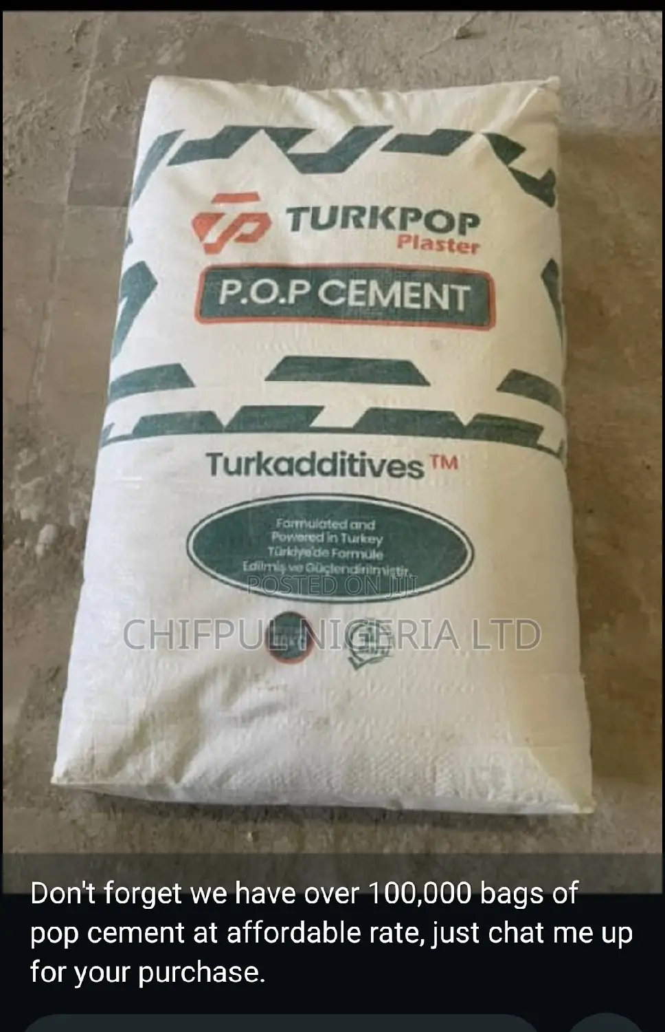 Turkpop Cement Plaster Pop