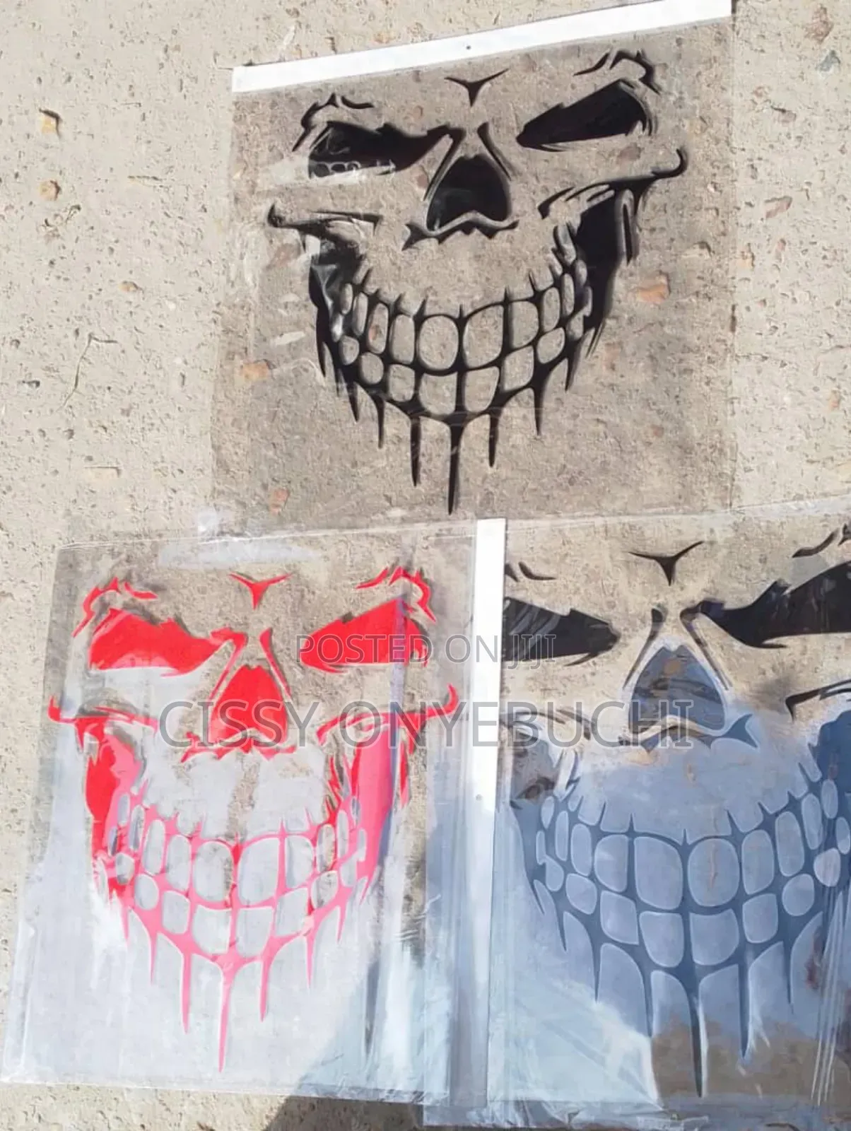 Skull Car Body Stickers