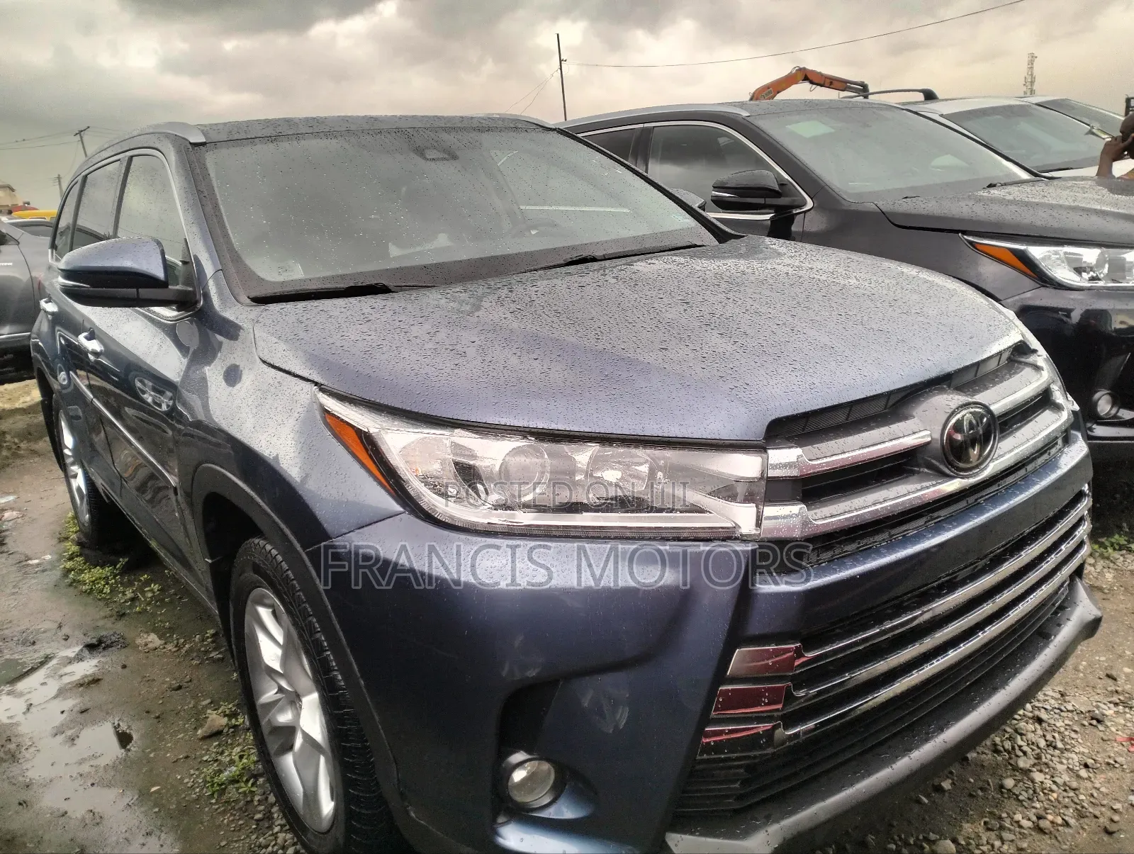 Toyota Highlander Limited Platinum 4x4 V6 (3.5L 6cyl 8A) 2017 Blue