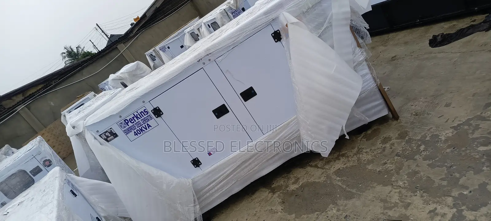 Perkins 40kva Diesel Some Proof Generator 100% Copper Wire