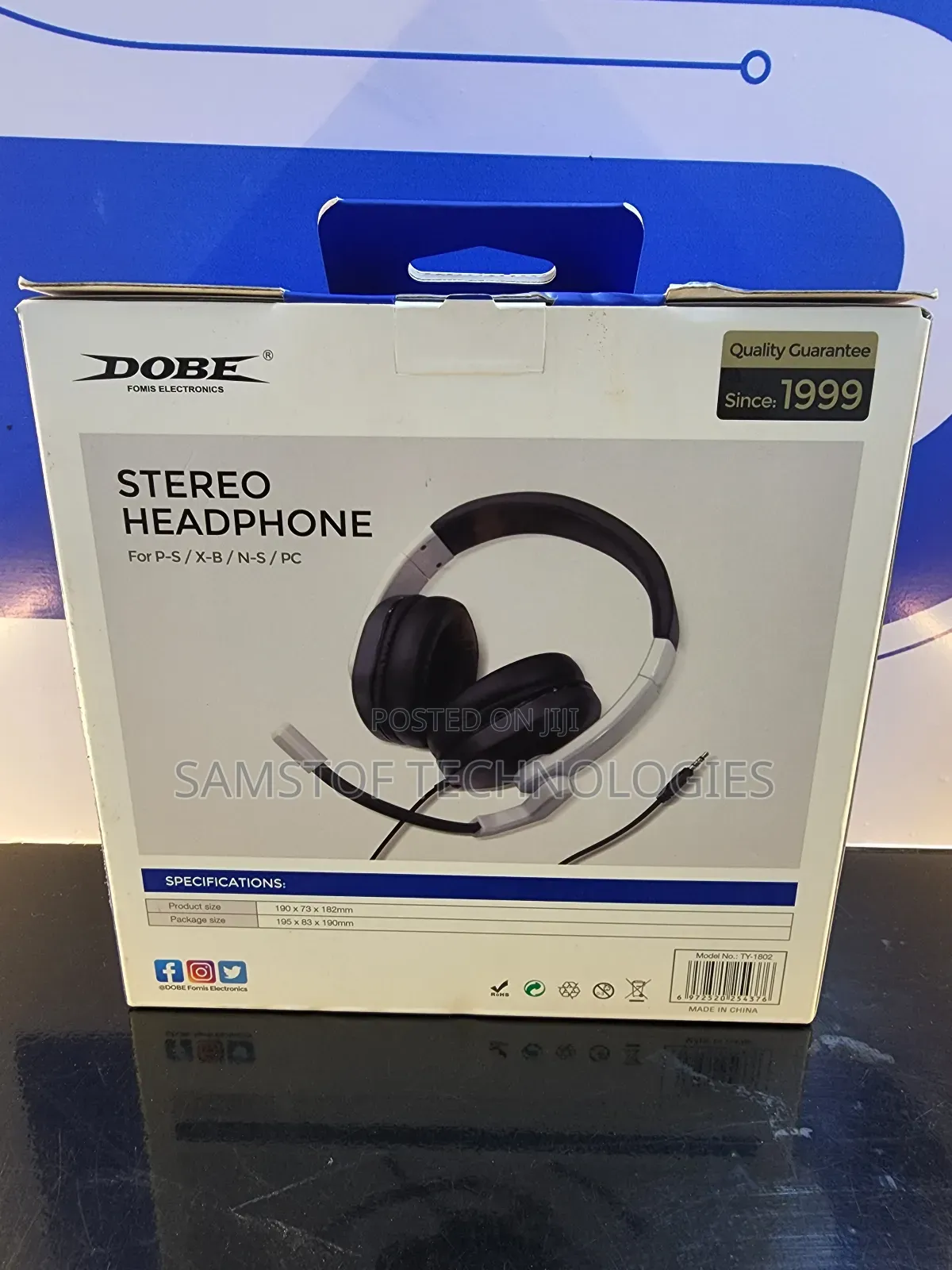 Dobe Ps5 Stereo Headphone for P-S, X-B, N-S, Pc
