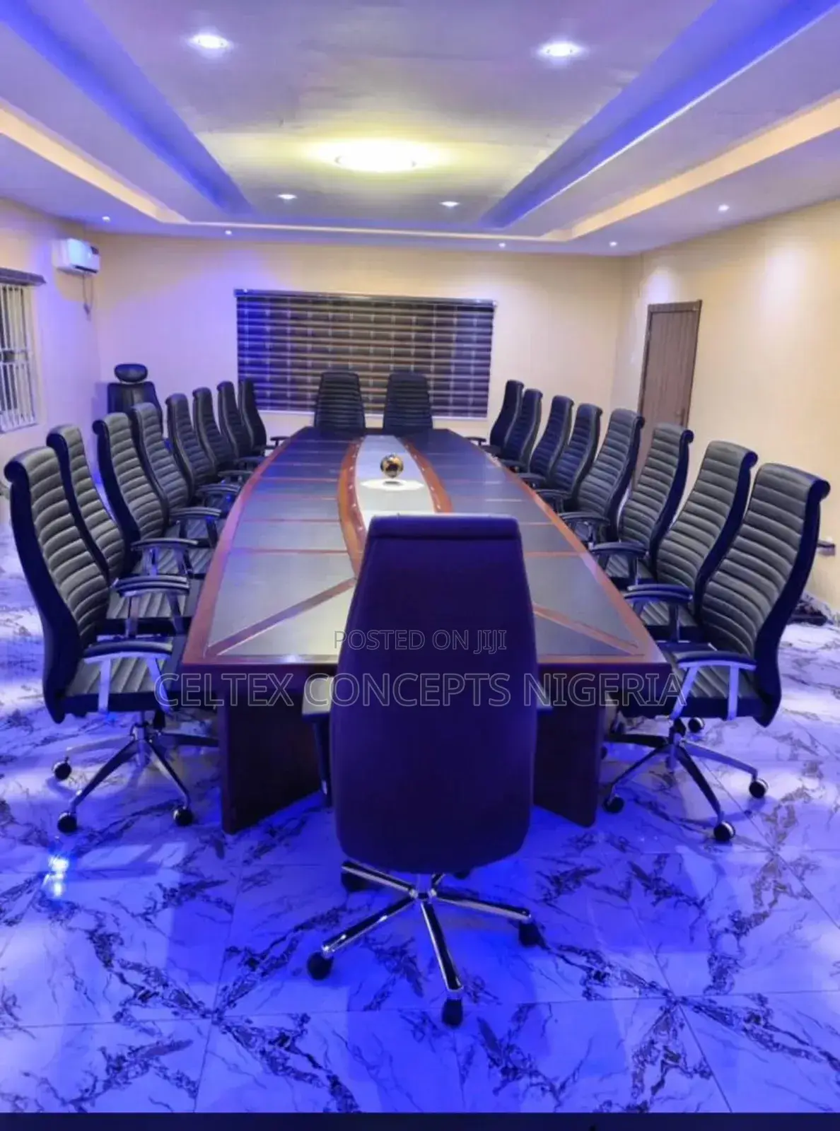 Conference Table by 20 Chairs