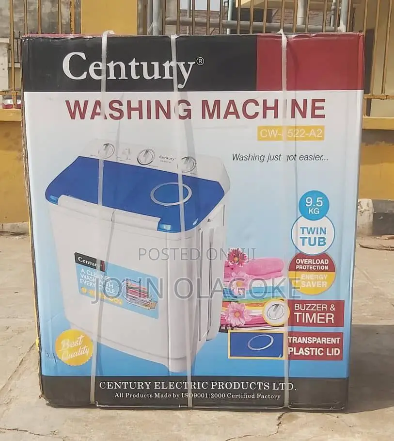 9.5kg Century Big Washing Machine
