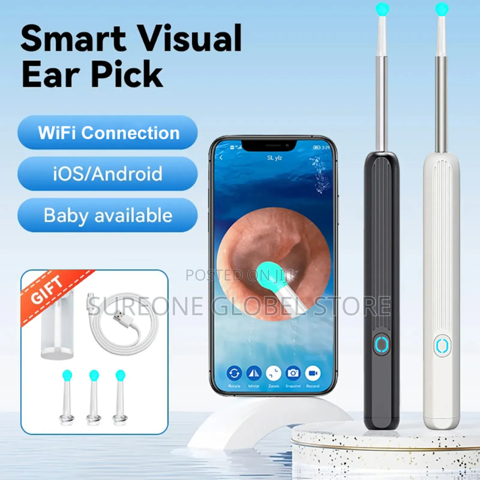 Ear Wax Removal Tool With Mini Camera Health Care