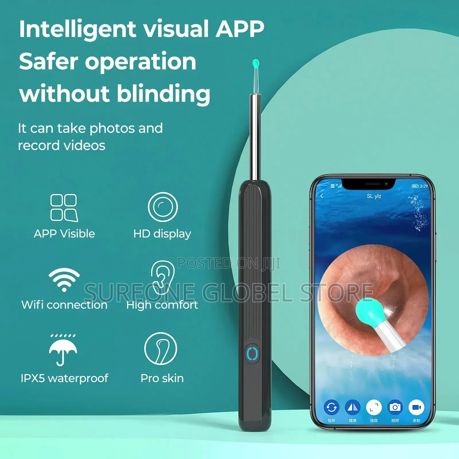 Ear Wax Removal Tool With Mini Camera Health Care