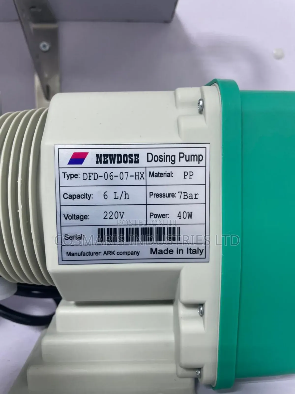Newdose Chemical Metering Pump.