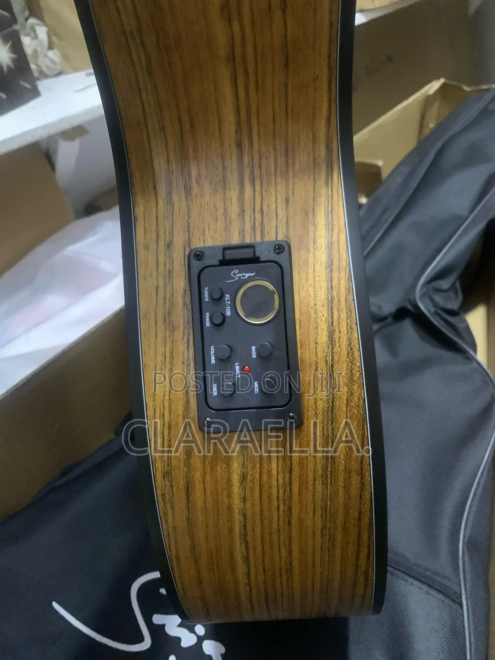 Smiger Lg-09 Engraved Hole 40” Electro Acoustic Guitar