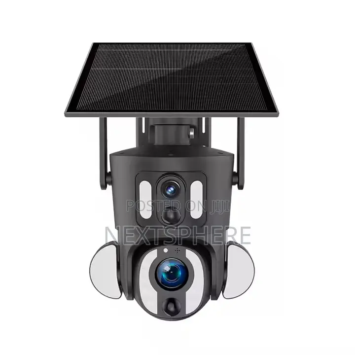8mp 4g Sim Card Solar PTZ Camera With Dual Lens Battery Powered