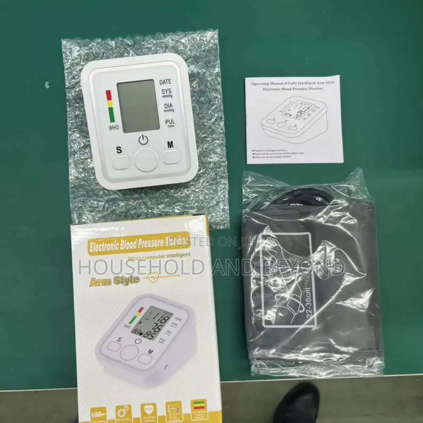 Electronic Blood Pressure Monitor Arm Style
