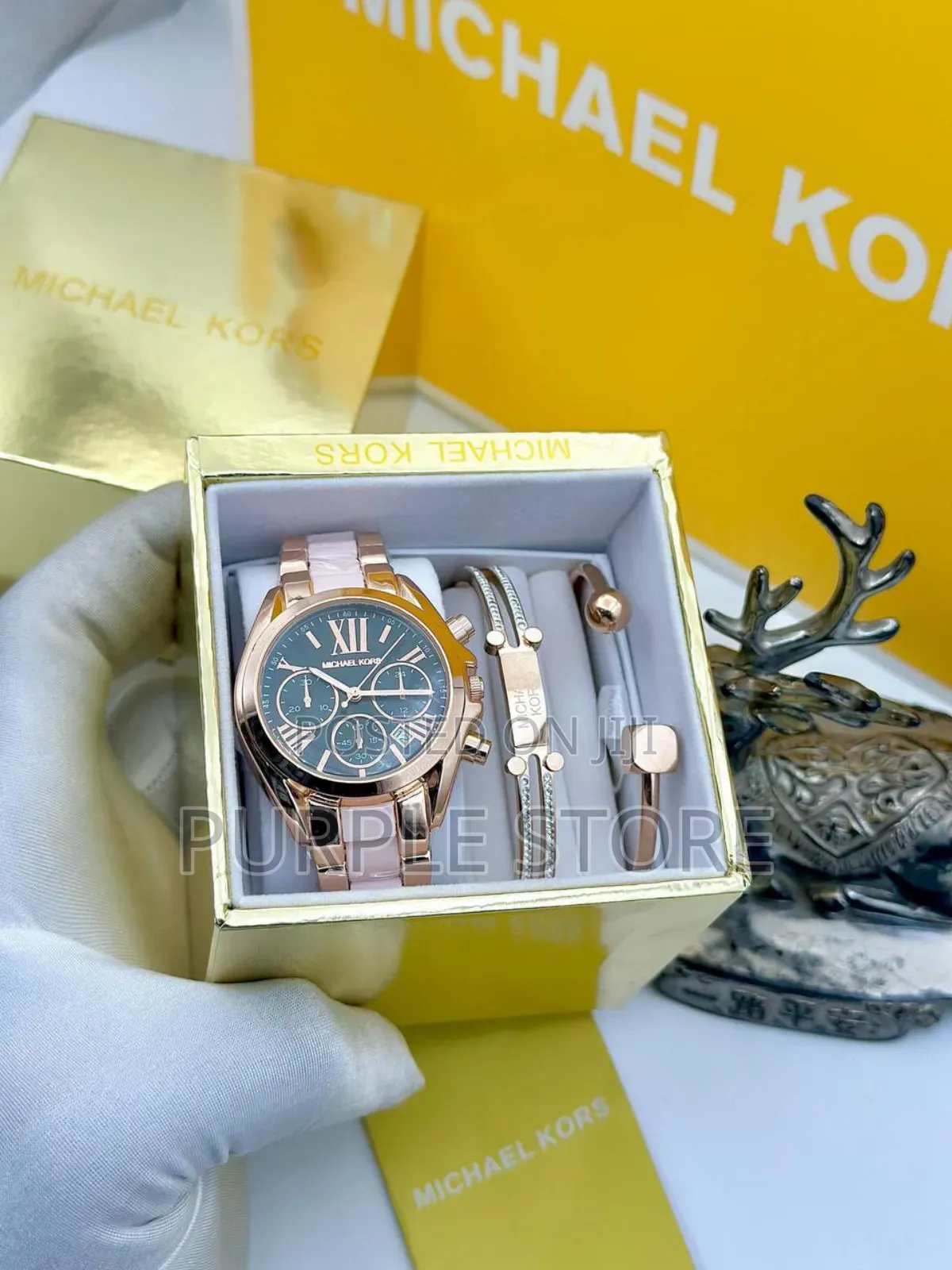 Michael Kors Female Watch  and  Bracelets  Set 