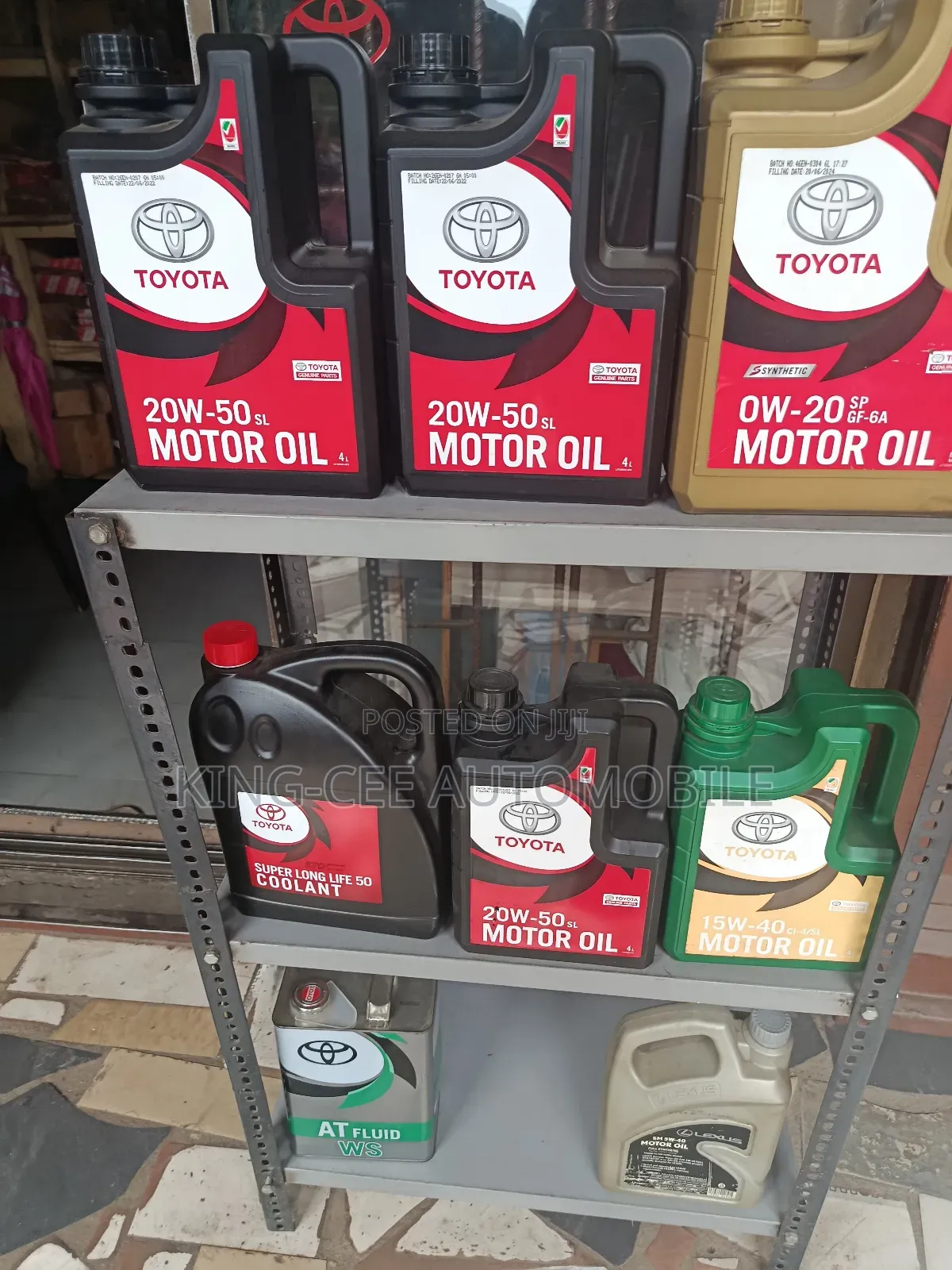 Engine Oil 20w 50 Toyota Original