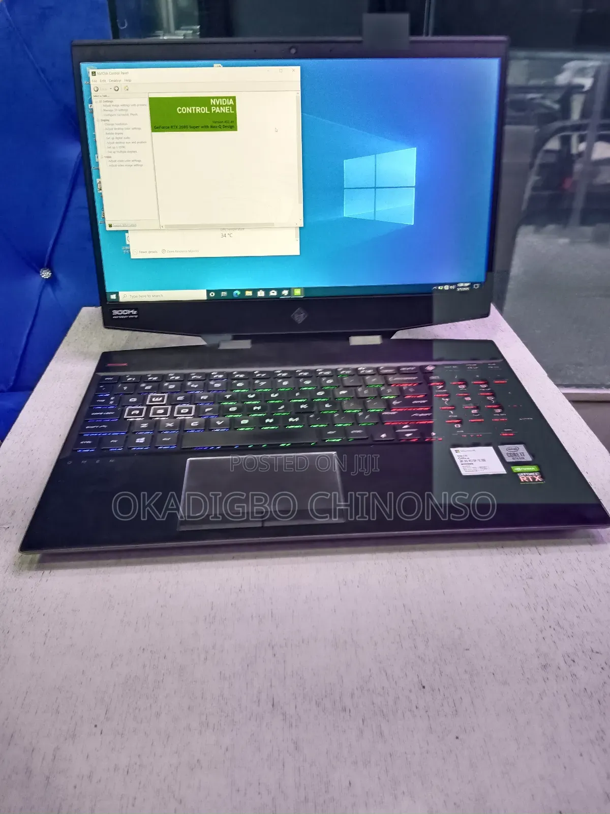 Laptop HP Omen 15 16GB Intel Core I7 SSD 512GB
