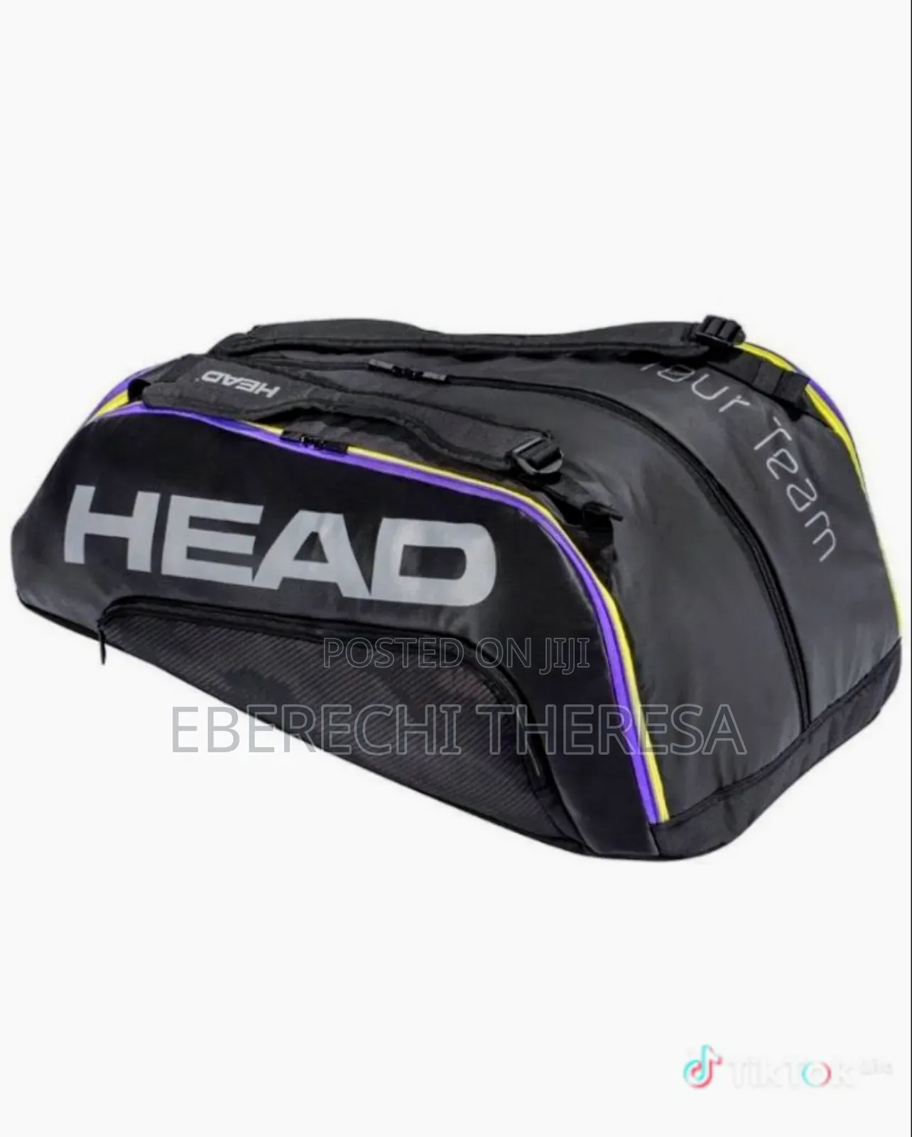 3 Zipper Head Lawn Tennis Bag