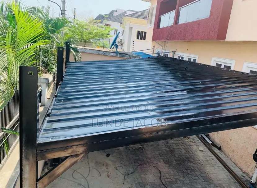 Carport Made With Aluminum Roofing Sheets