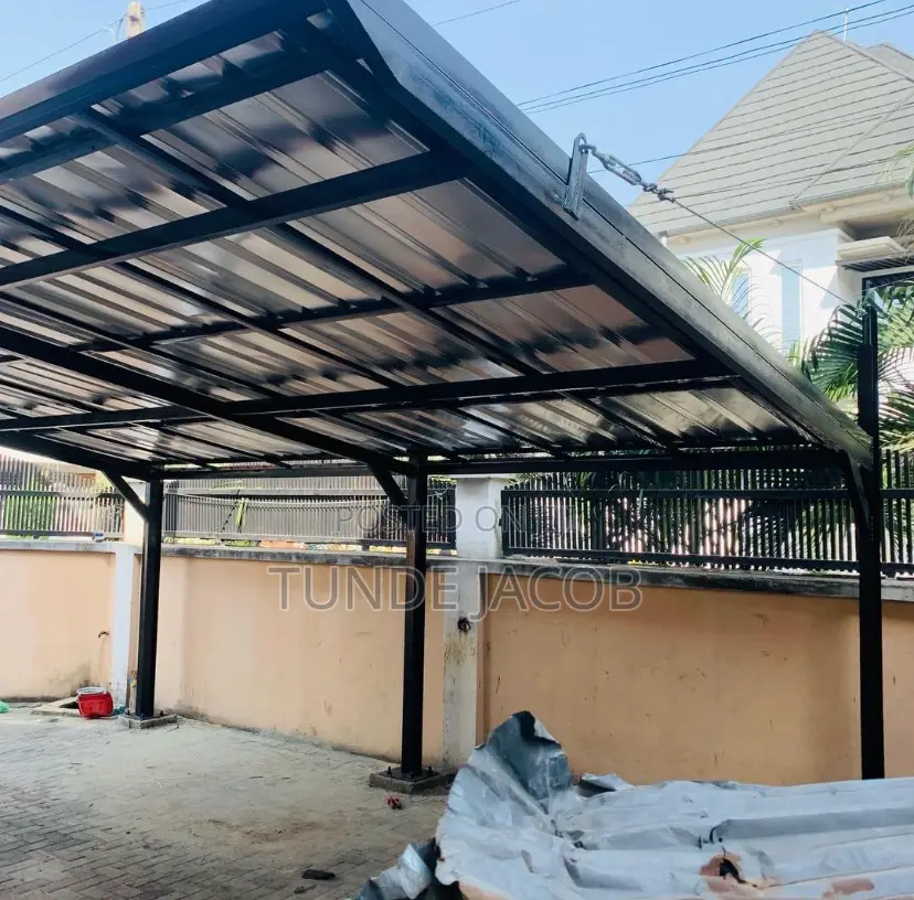 Carport Made With Aluminum Roofing Sheets