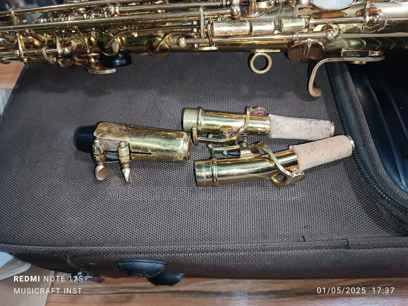 Neatly Used Armstrong Usa Straight Soprano Saxophone