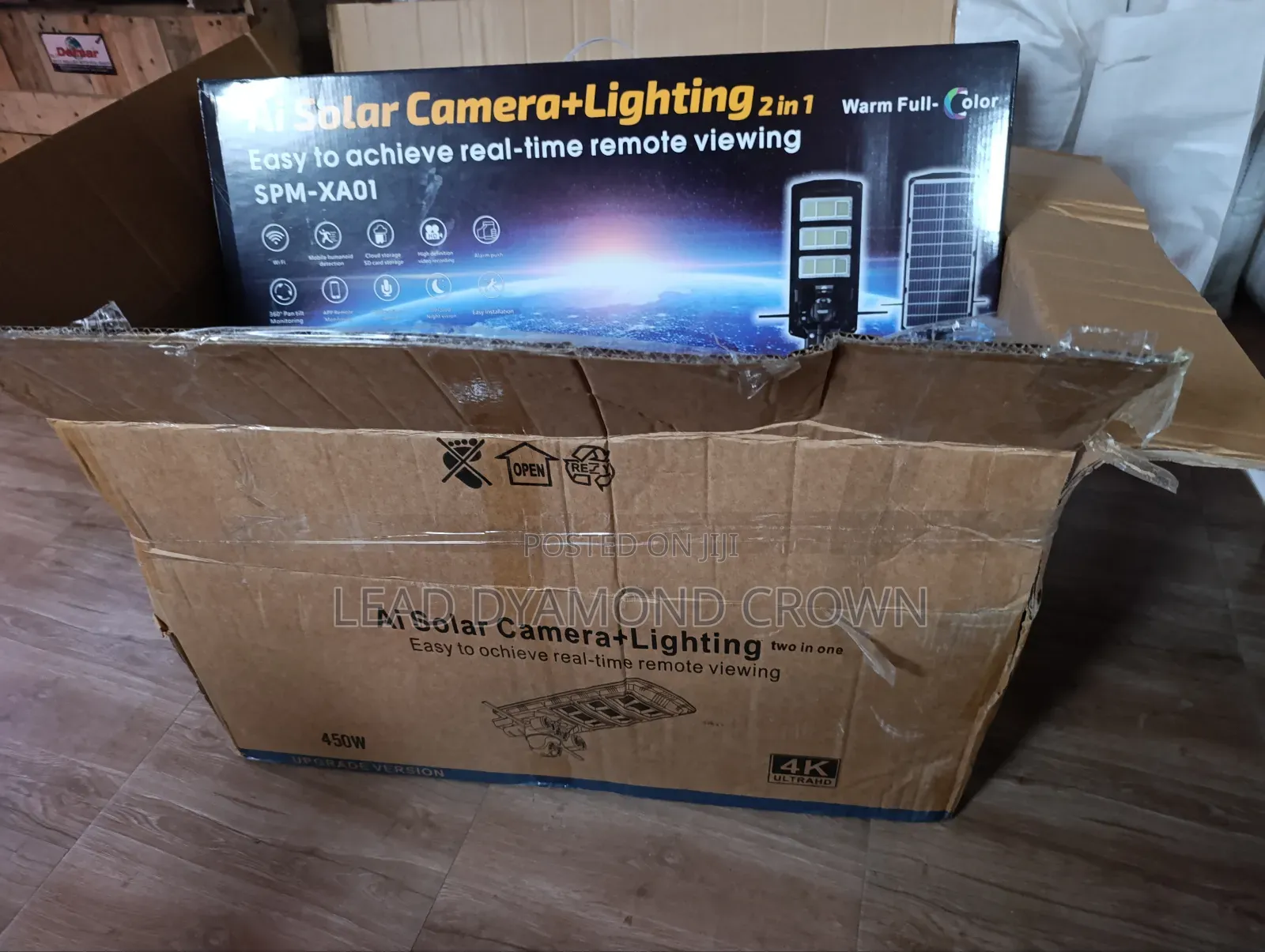 Solar Powered Street Light With CCTV