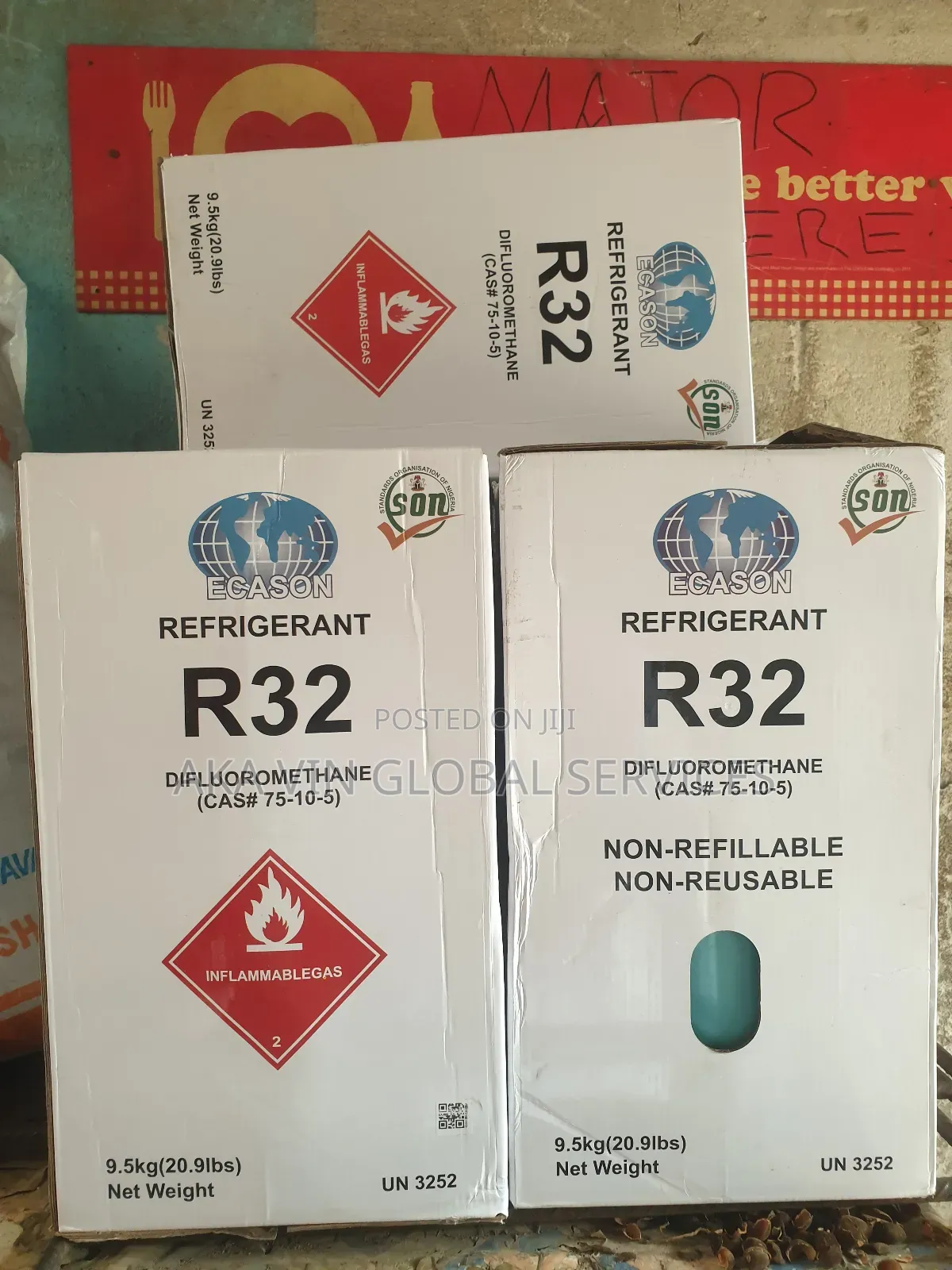 Refrigerant Gas R-32 9.5kg