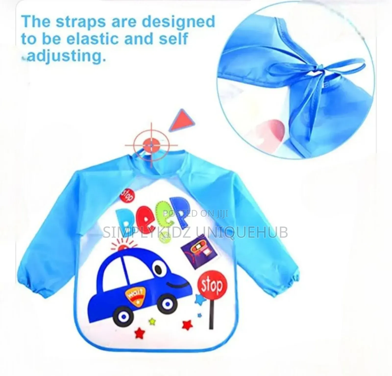 Long-Sleeved Waterproof Bibs Baby Feeding Aprons