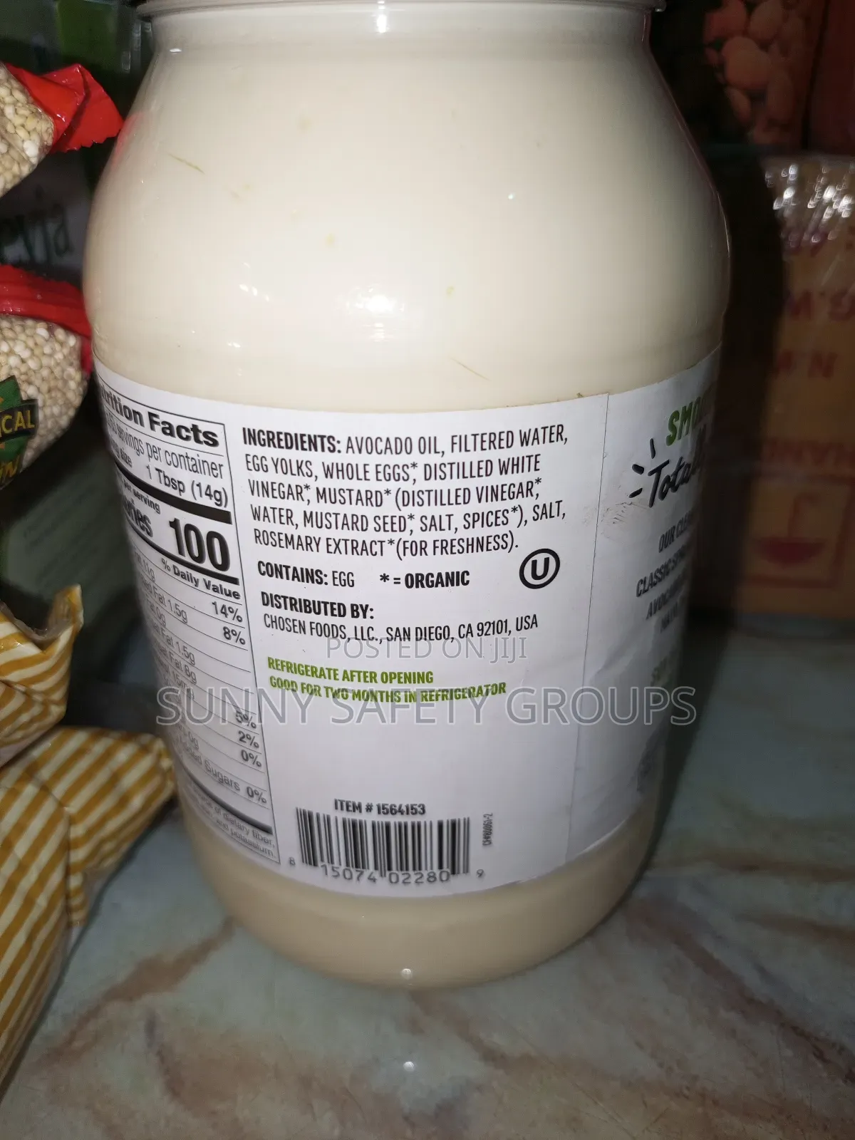 Keto Diet Chosen Avocado  Mayonnaise,No Sugar