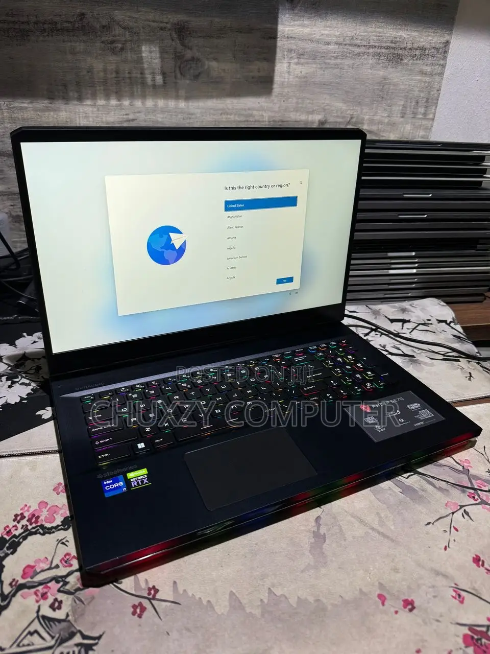 New Laptop MSI Raider GE76 12UGS 16GB Intel Core I7 SSD 1.5T