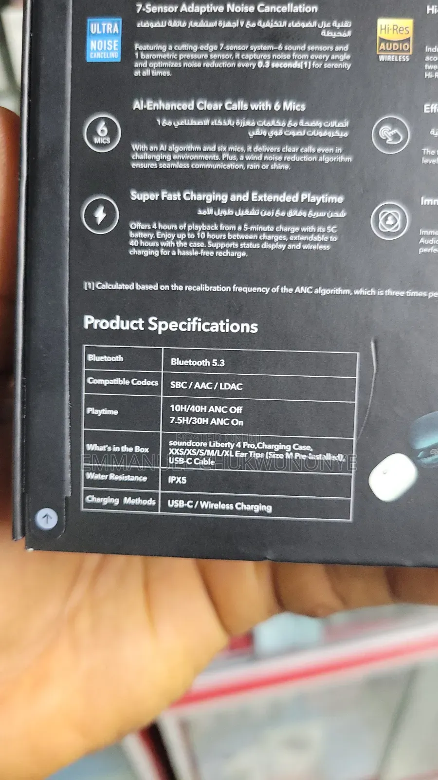 Soundcore Liberty 4 Pro Earbuds