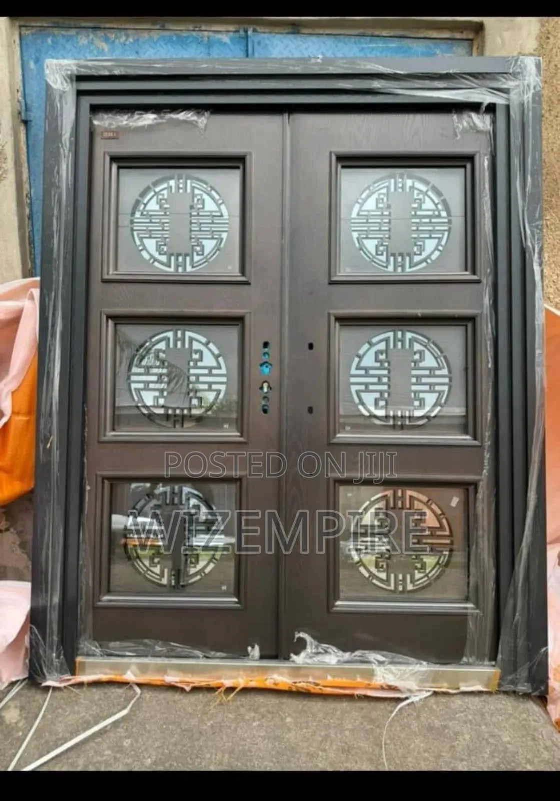 Double French Glass Doors Available