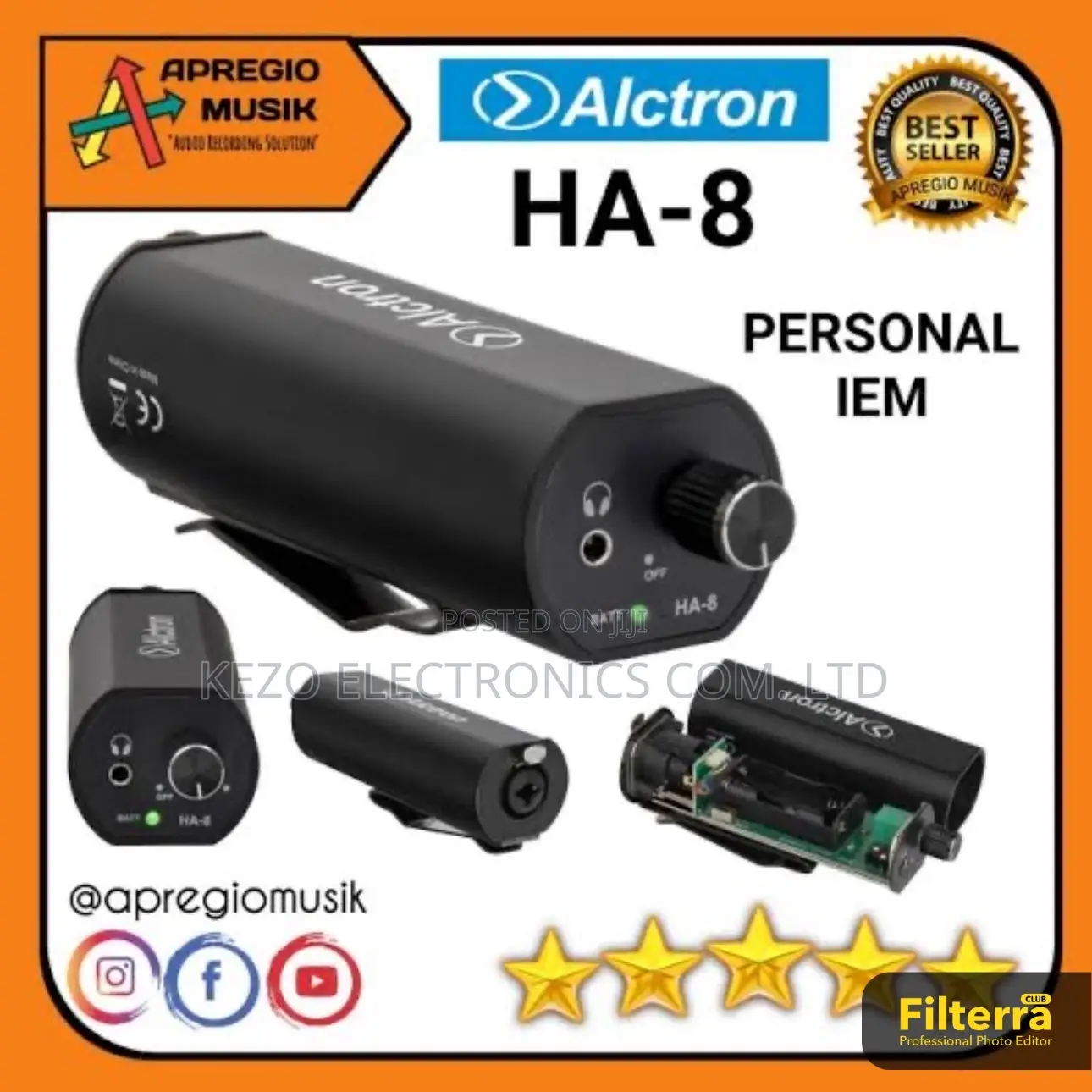 Alctron Ha-8 In Ear Monitor